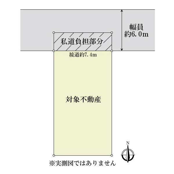 京都市西京区川島尻堀町 区画図