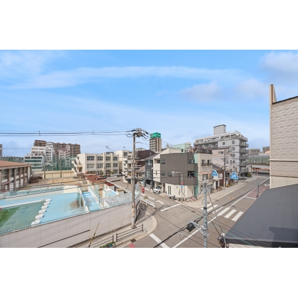 大阪市西区九条南３丁目 西側バルコニーからの眺望