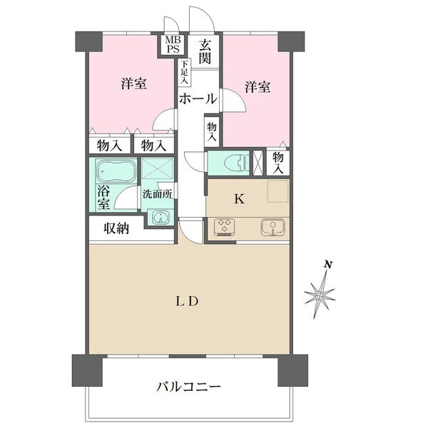 グローリア初穂湘南六浦 間取図