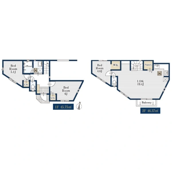 中野区野方６丁目 間取図