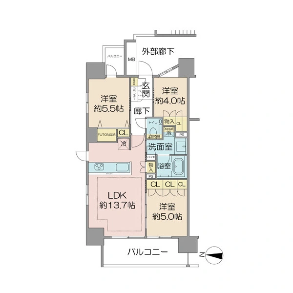 イニシア青砥 間取図