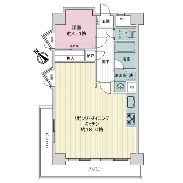 ライオンズマンション立石第三 間取図