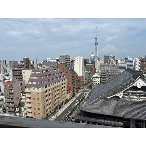 京成サンコーポ浅草 バルコニーからの眺望