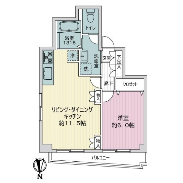 メゾン本駒込 間取図