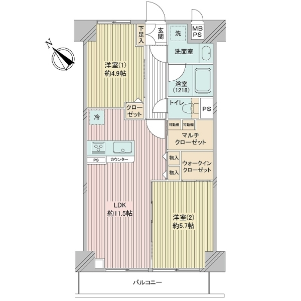 グランドメゾン鶴見 間取図