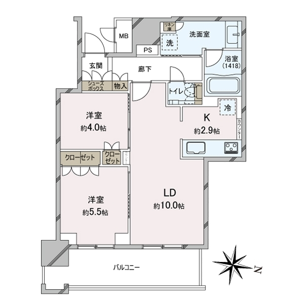 ブランズタワー梅田Ｎｏｒｔｈ 間取図