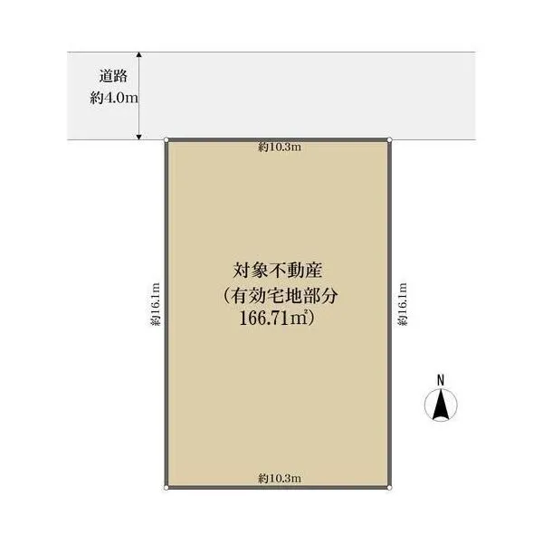 調布市深大寺東町７丁目 区画図
