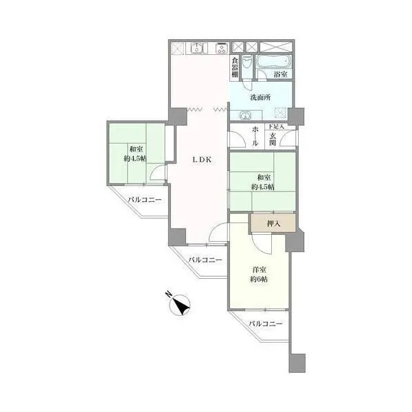 原宿ビューパレー 間取図