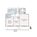 クレストプライムタワー芝 間取図