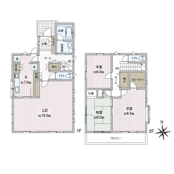 岡崎市中町２丁目 間取図