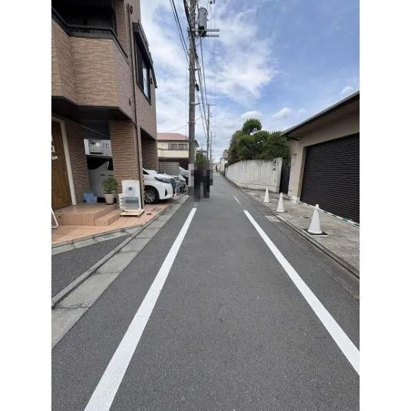 目黒区碑文谷５丁目 前面道路含む現地写真