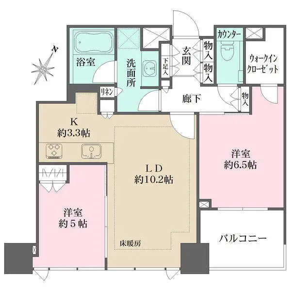 シティタワー有明 間取図