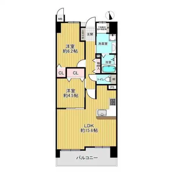 ローレルコート関目高殿 間取図
