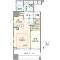 リビオ文京茗荷谷 間取図
