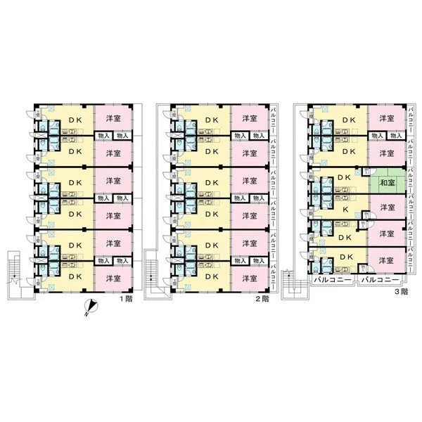 調布栄マンション 間取図