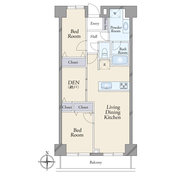 マインコーポ葛西 間取図