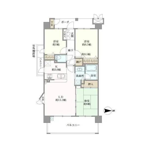 オーベル吉祥寺EAST 間取図