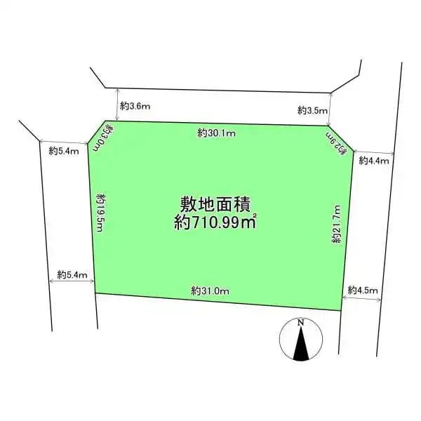 名古屋市天白区音聞山 間取図