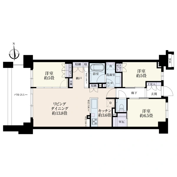 Ｂｒｉｌｌｉａ　Ｃｉｔｙ三鷹 間取図