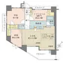 プレサンスロジェ王子公園 間取図