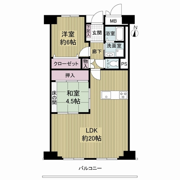 三陽ハイツ都島 間取図