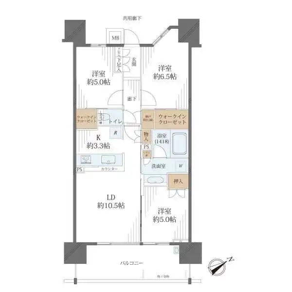 ザ・天王寺レジデンス 間取図