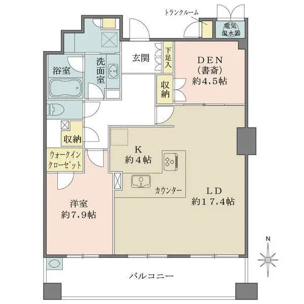 ジオタワー西宮北口 間取図
