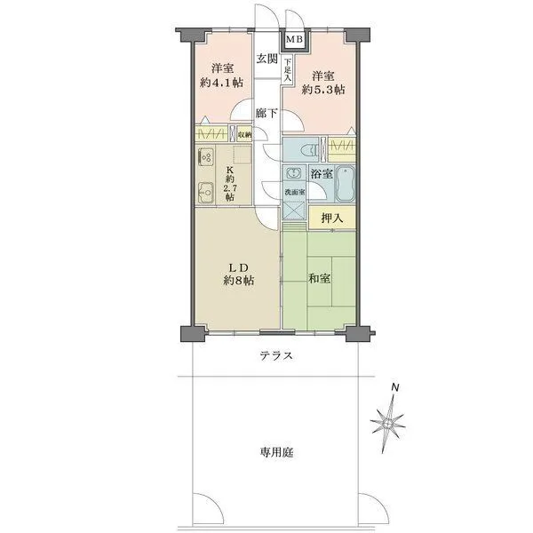 藤和シティコープ志木柏町 間取図