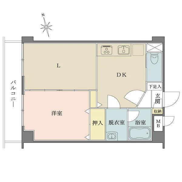 ＧＳハイム第二金町 間取図