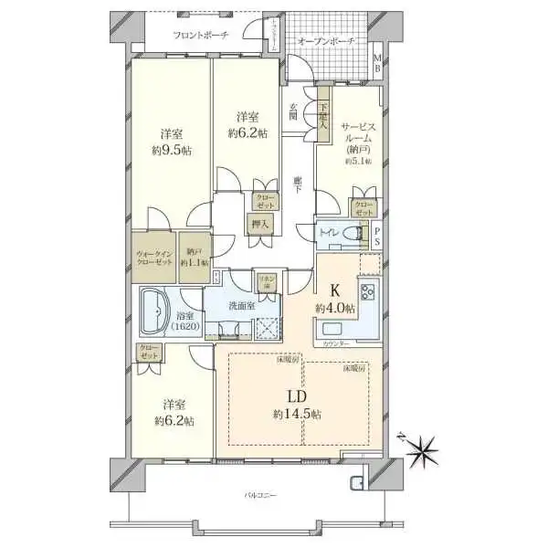 プラウド新浦安 間取図