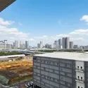 ブリリアマーレ有明 眺望　正面の建物を抜けた部屋位置でございます。
