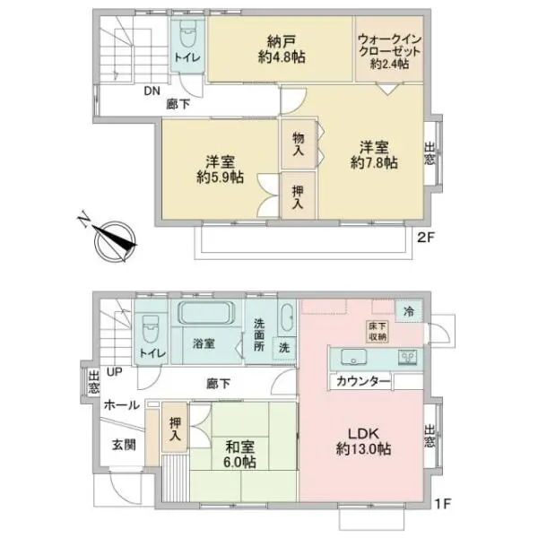 町田市本町田 間取図