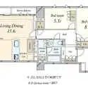 Ｂｒｉｌｌｉａ高輪Ｔｈｅ　Ｈｏｕｓｅ 間取図