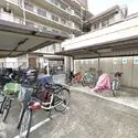 高津スカイハイツ 自転車置き場