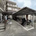 高津スカイハイツ 自転車置き場