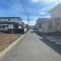 大和市上和田 前面道路2区画全景