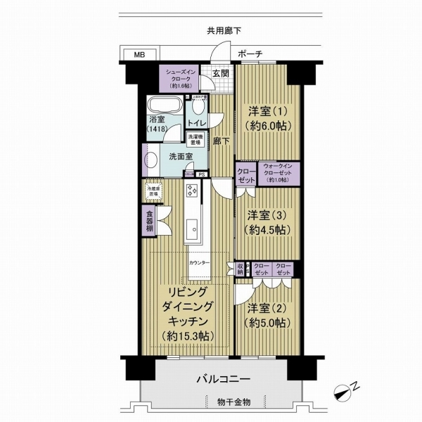 ルピアグランデ柏 間取図