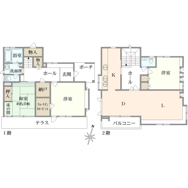 厚木市毛利台２丁目 間取図
