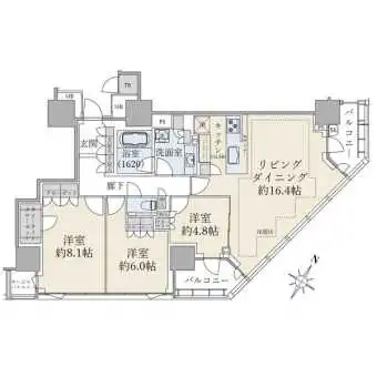 【間取図】