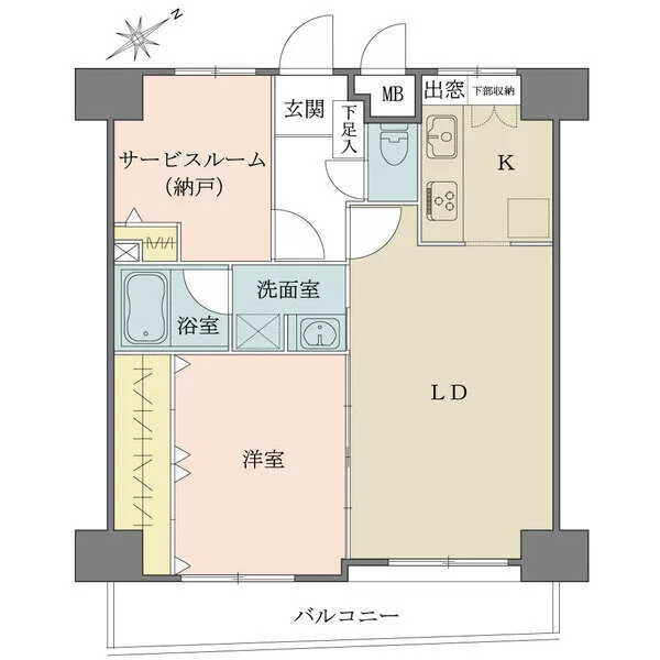 ライオンズマンション船橋本町通り 間取図