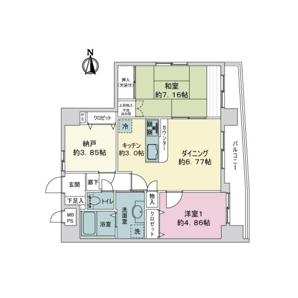 セザール板橋 間取図