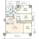 プラウド八王子 間取図