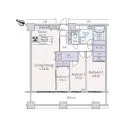 芝浦アイランド　ケープタワー 間取図