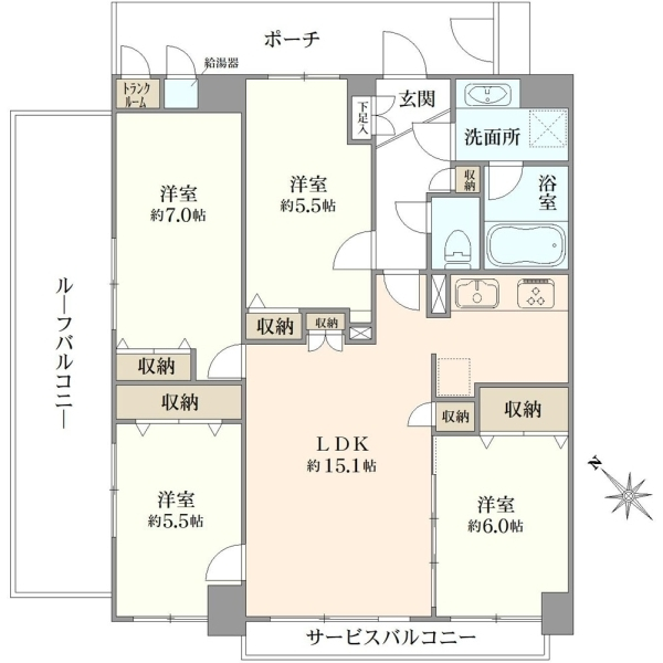 マイキャッスル西葛西 間取図