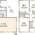 横浜市旭区市沢町 間取図