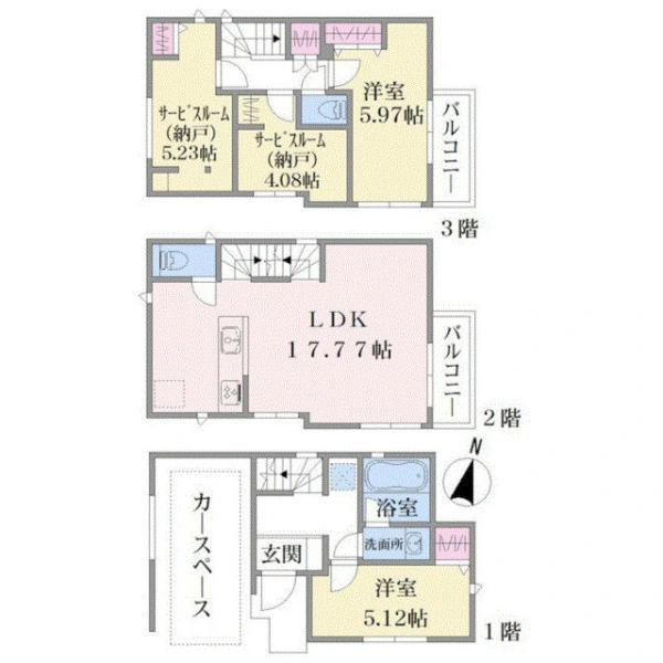 横浜市鶴見区岸谷２丁目 間取図