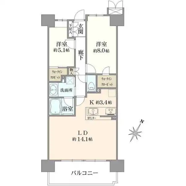 ファーストリンクレジデンス 間取図