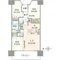 リビオ所沢 間取図