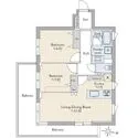 バースヒル溝の口リベルテＡ 間取図
