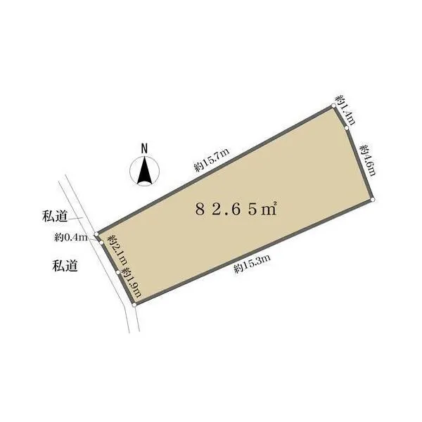 渋谷区鉢山町 区画図
